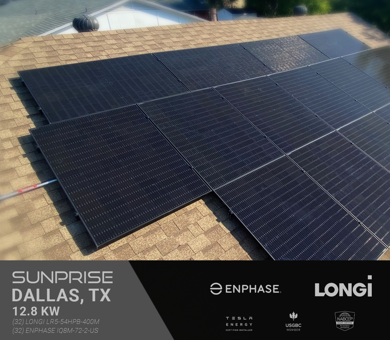 Dallas, Texas Solar Installation
